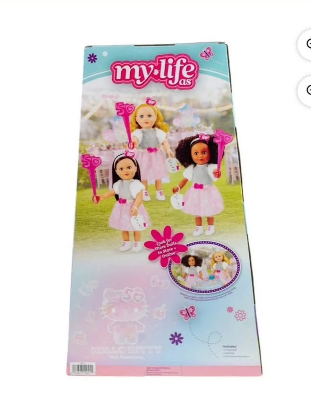My Life As Hello Kitty 50th Anniversary Doll Blonde 18” New in Box